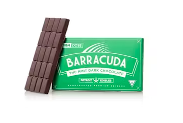 Detroit Edible Barracuda Bar Dark Mint Chocolate 200mg HD