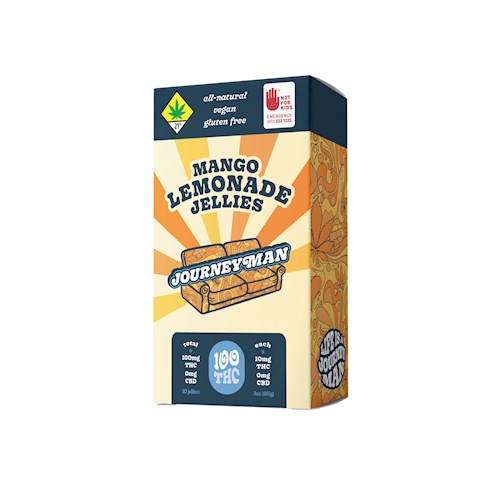 Journeyman Mango Lemonade (HYB) 10pk Jelly Gummy