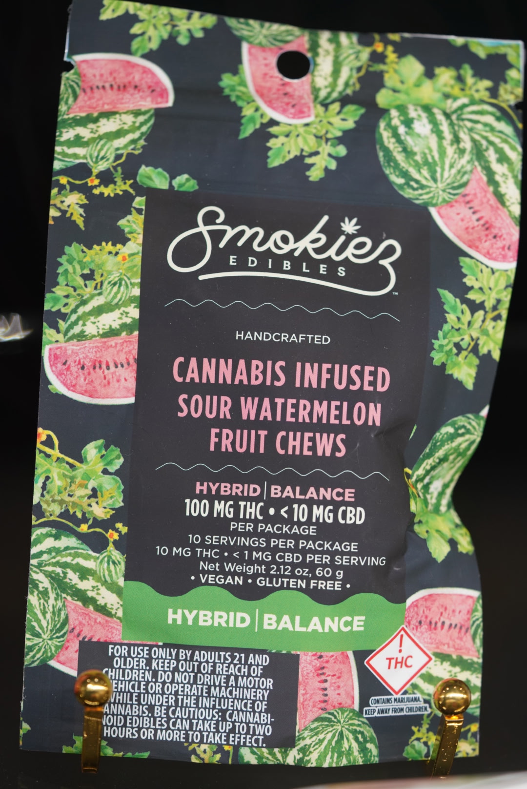 Smokiez - SOUR WATERMELON Fruit Chews - HYBRID