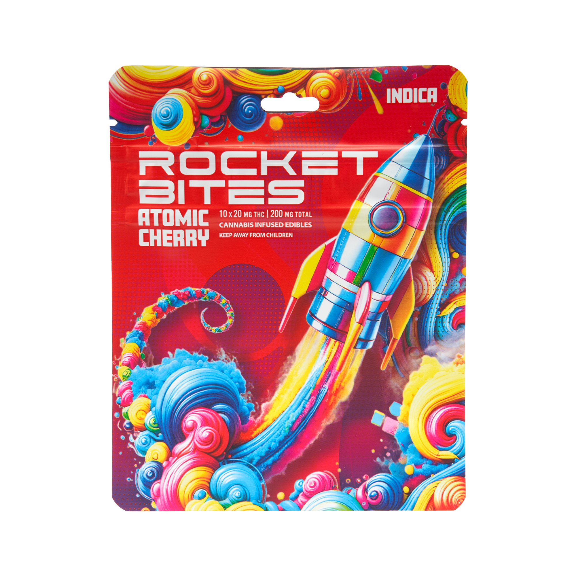 Bites Atomic Cherry Gummies (10 x 20mg) 200mg
