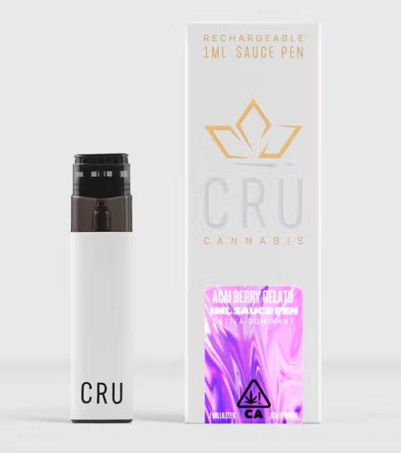 Cru | Acai Berry Gelato | Sativa Dom | Live Resin AIO