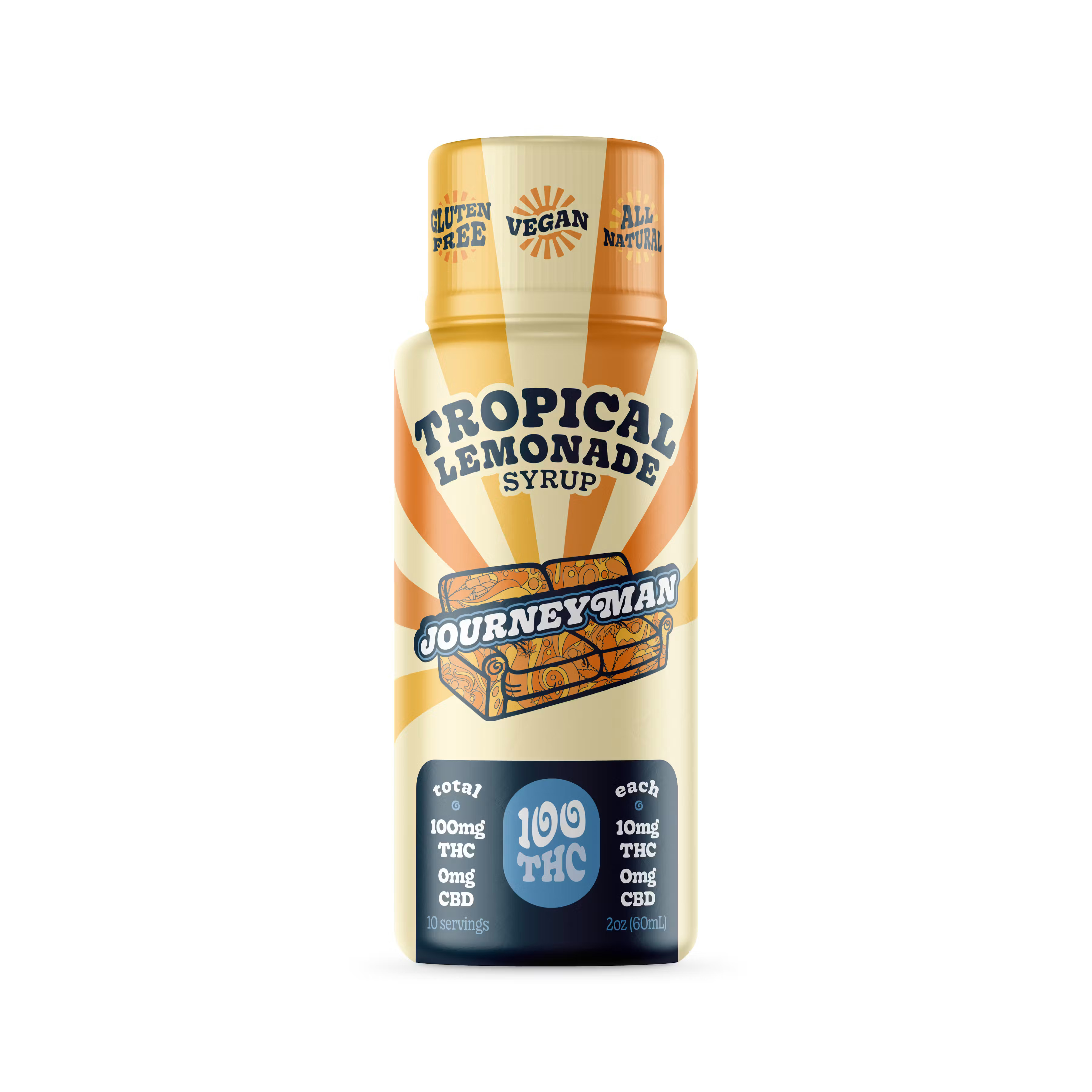 Tropical Lemonade (100mg THC) [2oz]