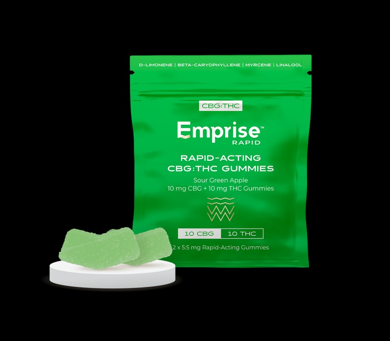 Emprise - Sour Green Apple Gummies 10:10 THC:CBG