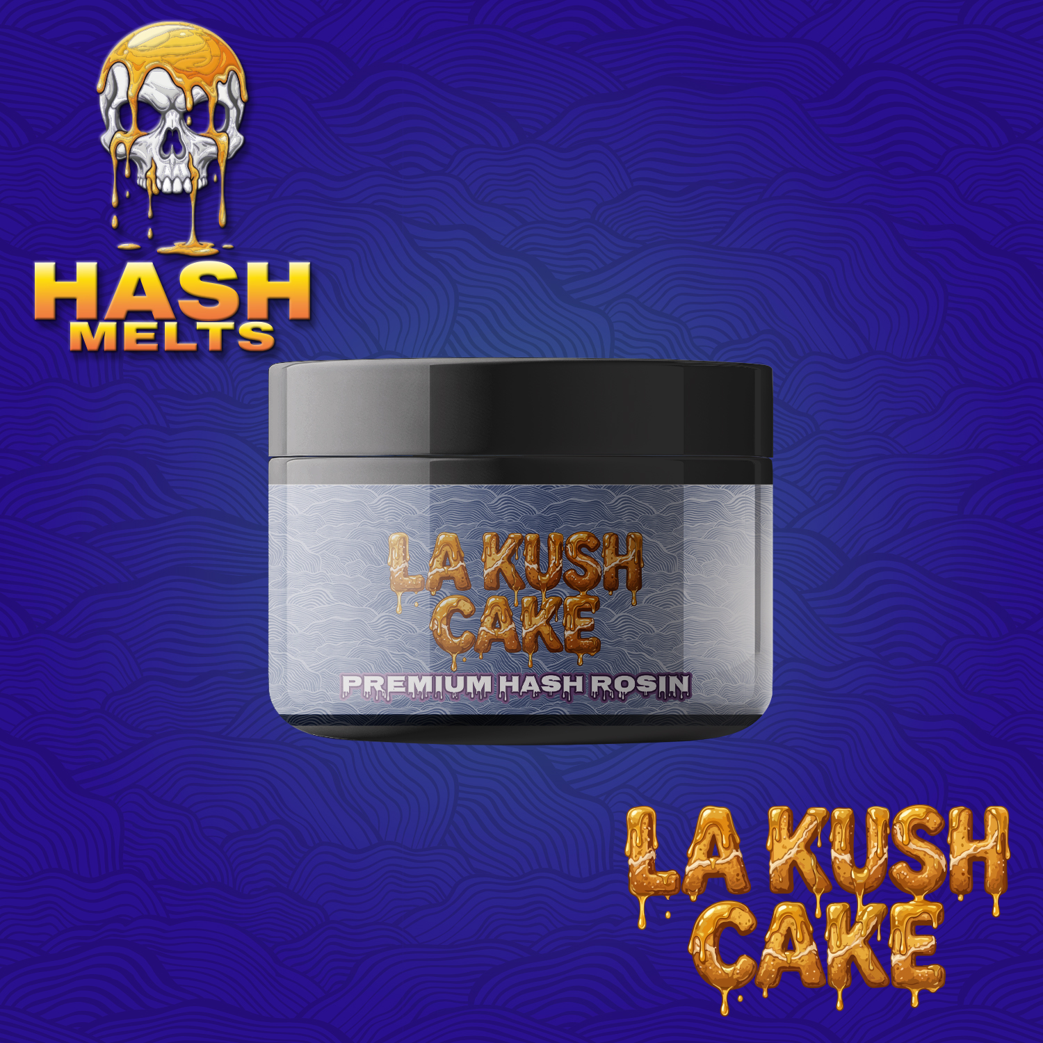 Stoned to the Bone - Hash Rosin 1g - LA Kush Cake - Balanace