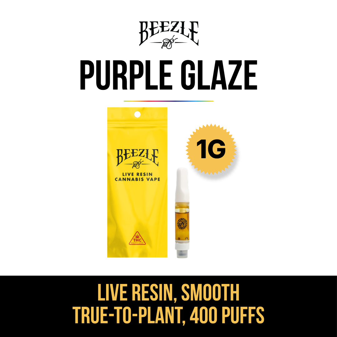 Purple Glaze 1G Live Resin Vape