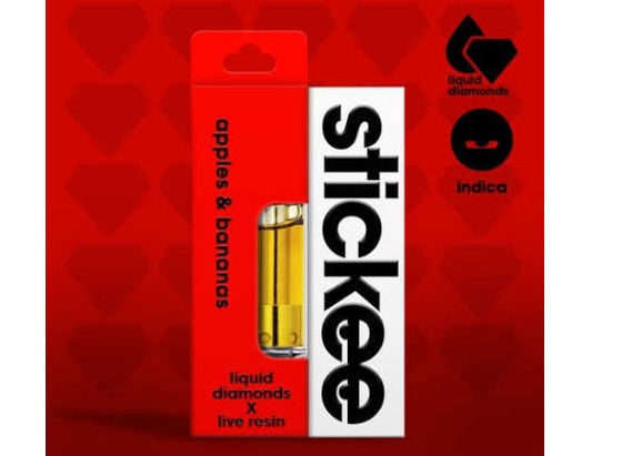 Stickee LR x LQD Vape - Apples & Bananas