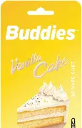 (12741) BUDDIES 1000mg Vanilla Cake Cartridge