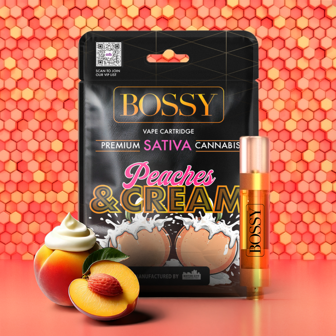 Bossy - 1G Vape - Peaches n Cream