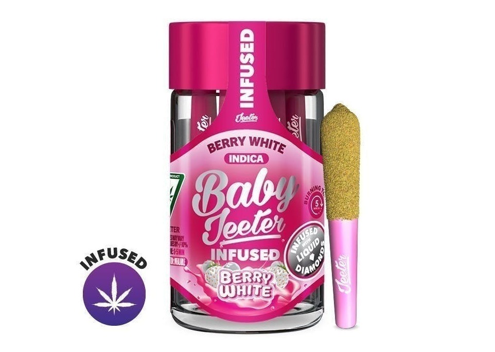 Berry White Baby Jeeter Infused Pre-Roll 5PK | 2.5G