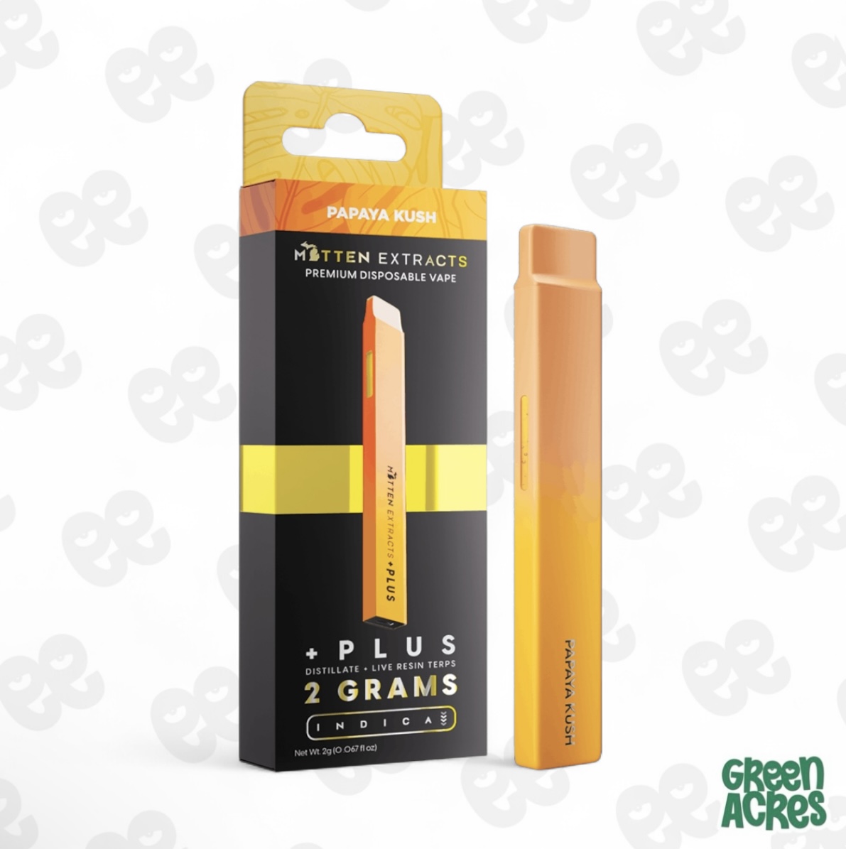 Papaya Kush 2G Vape Disposable (I)