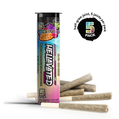 Juicy Stickz Variety Pack | Infused Pre-Roll 5pk | 0.5g each