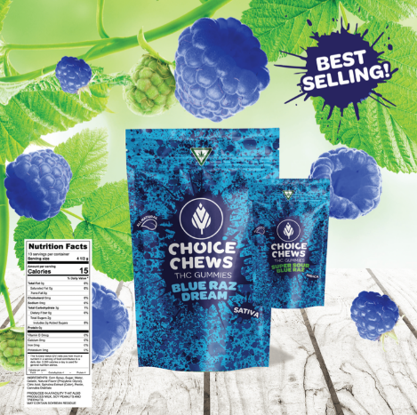 Blue Raz Dream Choice Chews | 200mg