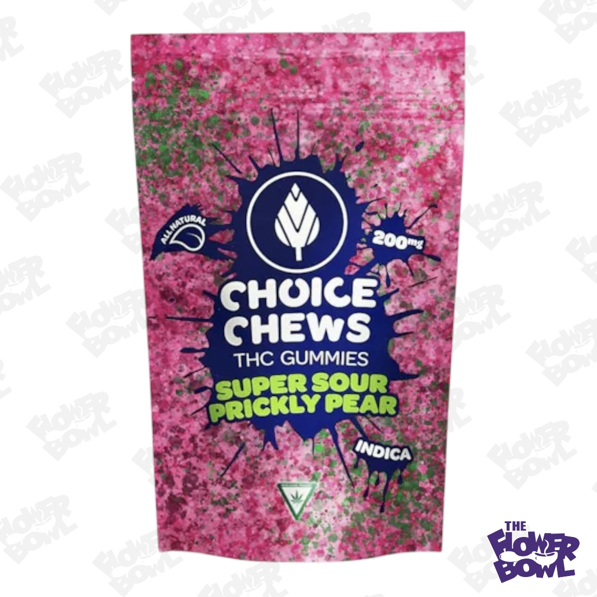 Choice: Super Sour Prickly Pear 200mg (I)