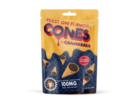 Cookies & Cream Chocolate Cones | 10pk | 100mg