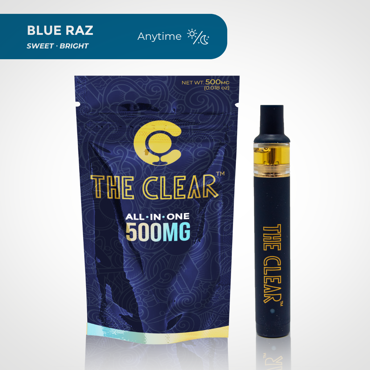 The Clear Vape AIO - Blue Raz
