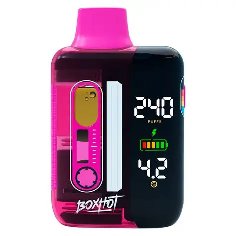 BOXHOT - Ruby Rush Liquid Diamond Charged All-In-One Vape - Sativa