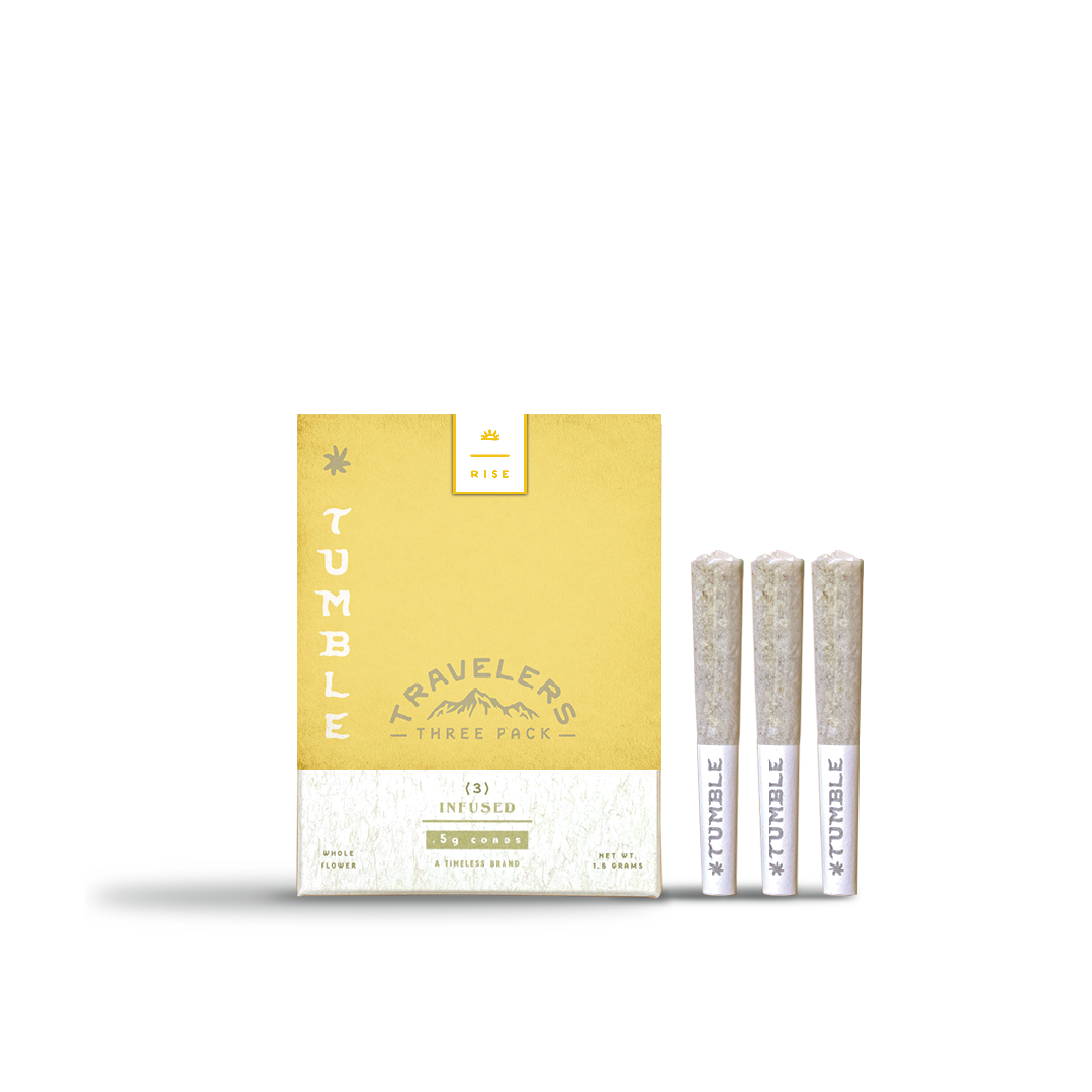 Green Crack Travelers Infused-Pre-Roll 3-pack | 1.5g