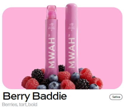 MWAH Berry Baddie (Sativa) 1g Disposables
