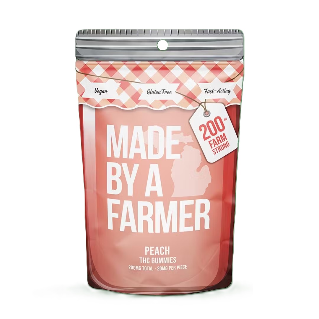 MBAF 200mg Full Spec Gummys (Vegan) - Peach