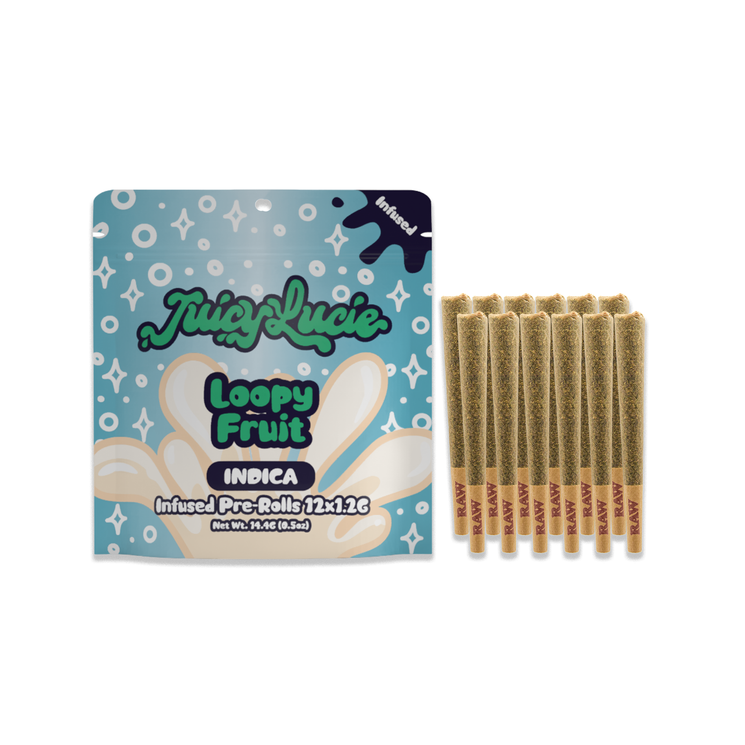 Loopy Fruit - 14.4g (12x1.2g) Infused Pre-Roll Multipack