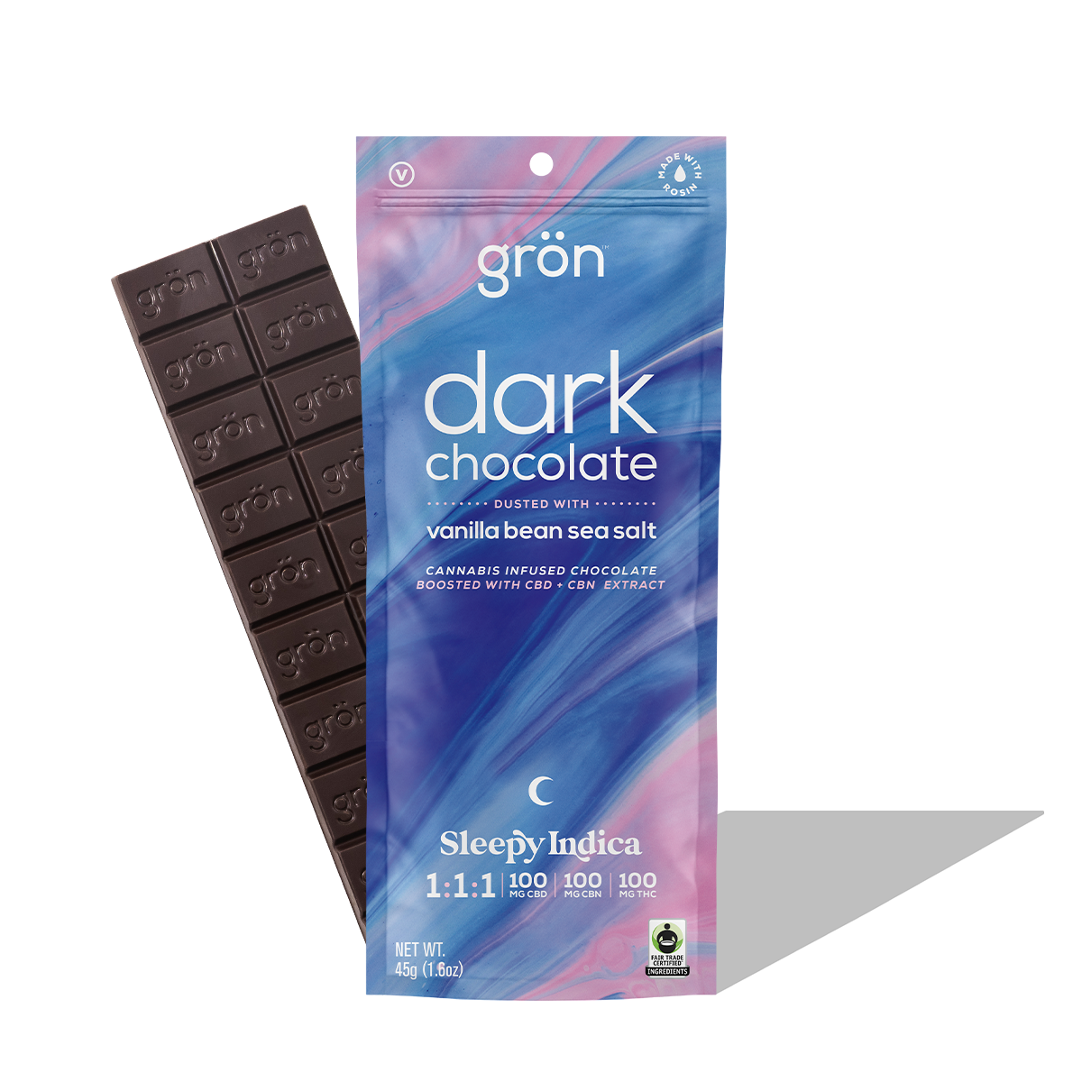 1:1:1 Dark Chocolate - CBD/CBN/THC - Sleepy Indica