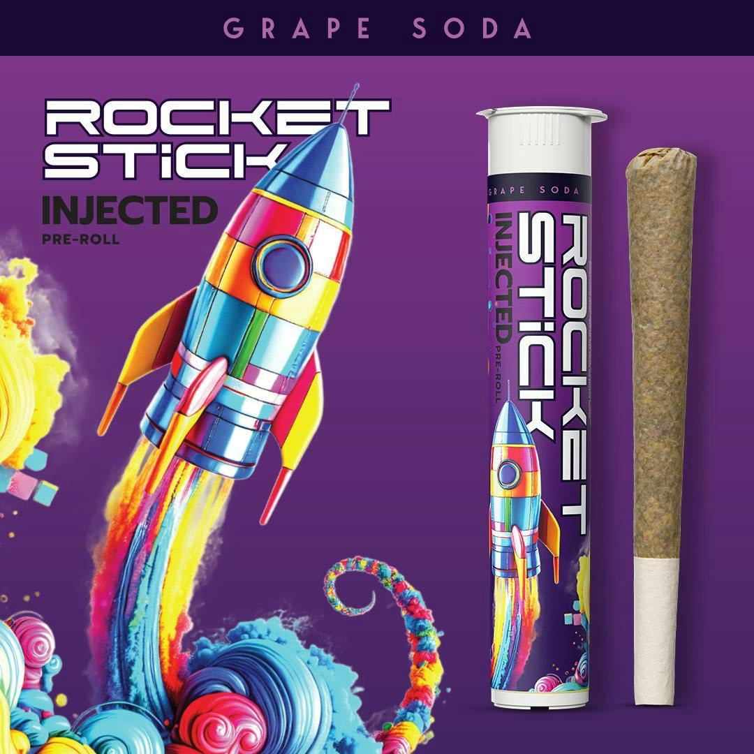 Rocket Stick Infused Pre-Roll | Grape Soda