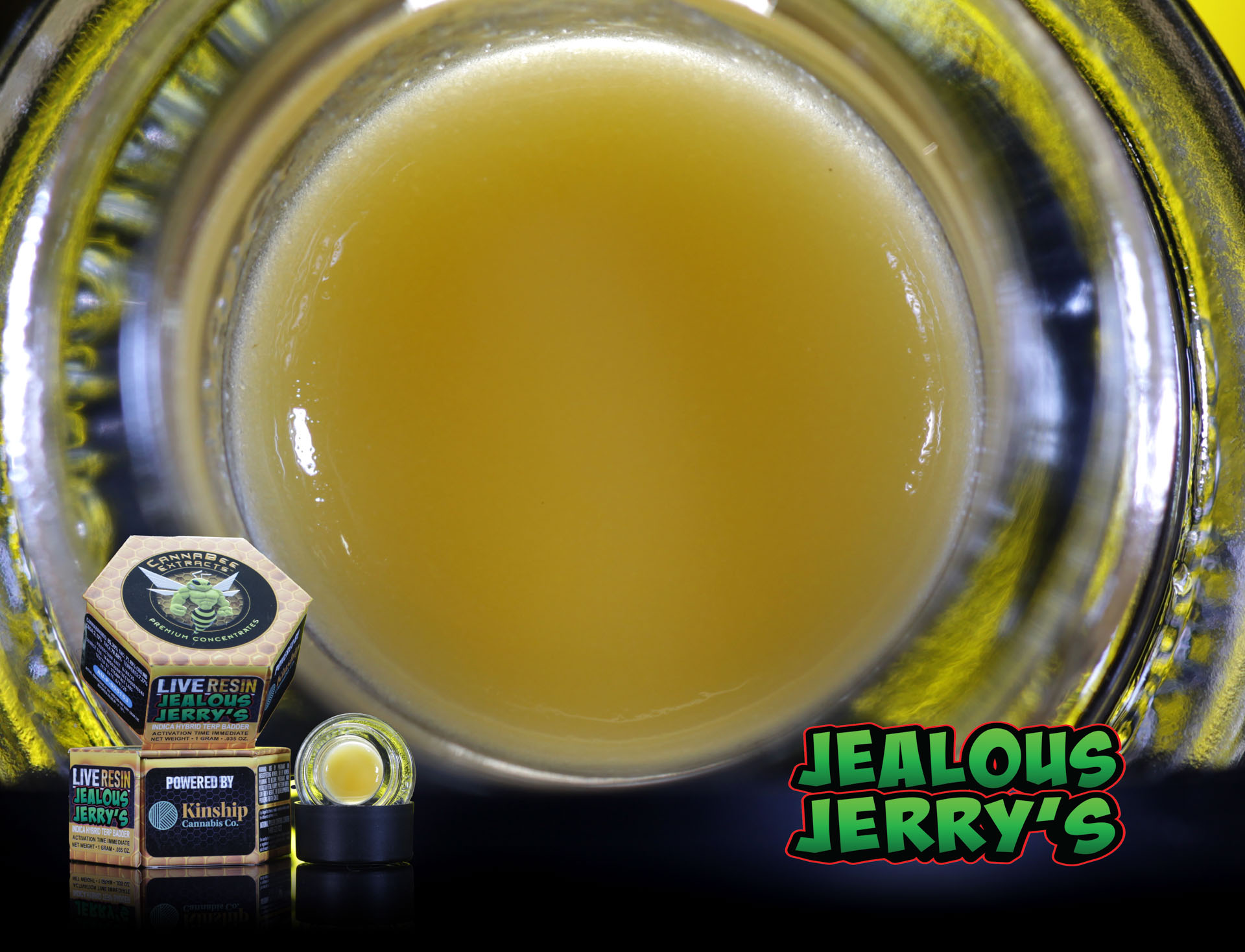Canna Bee | Jealous Jerry's | Live Resin Terp Badder | 1g | Indica