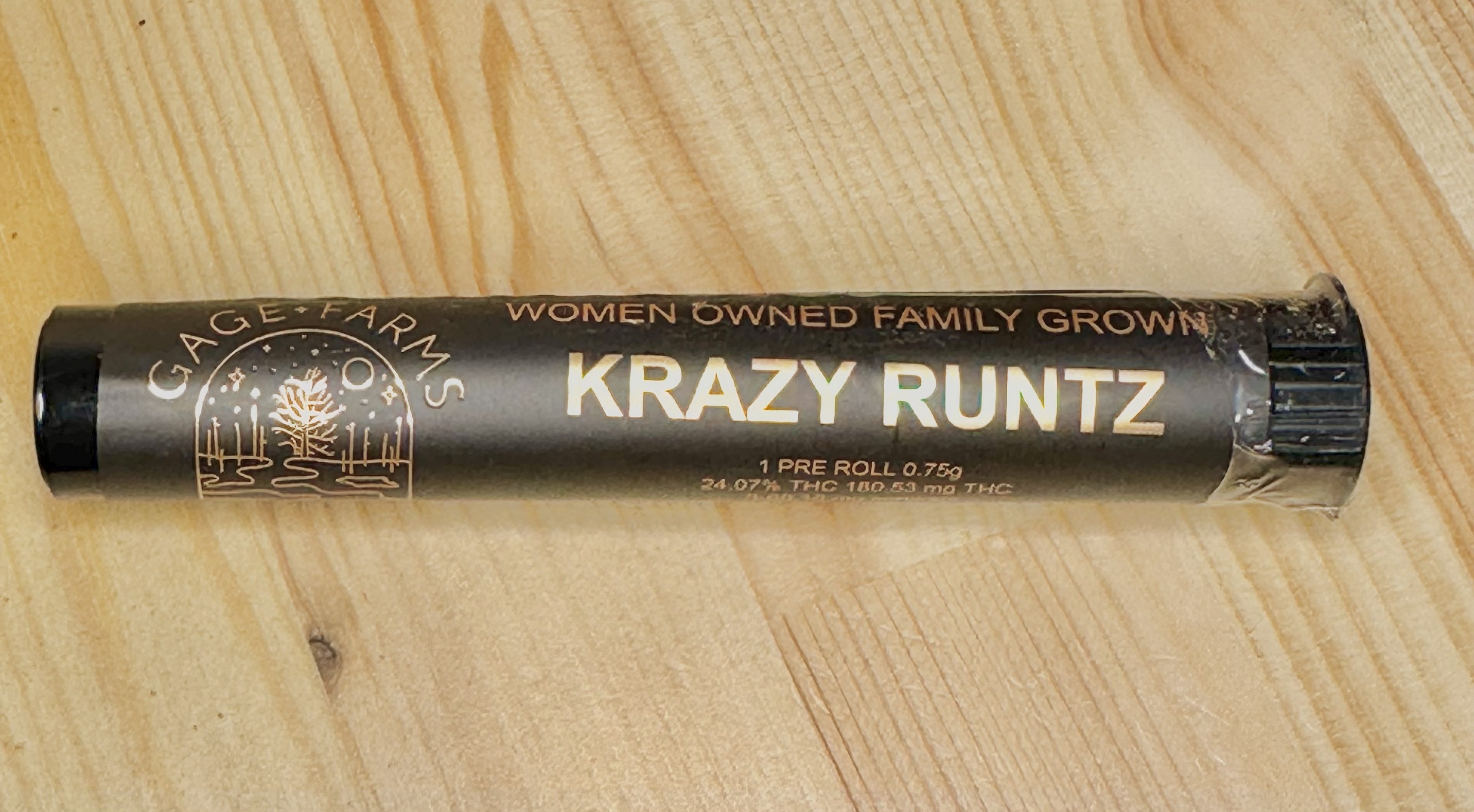 Krazy Runtz Pre-Roll | Gage Farms | Hybrid