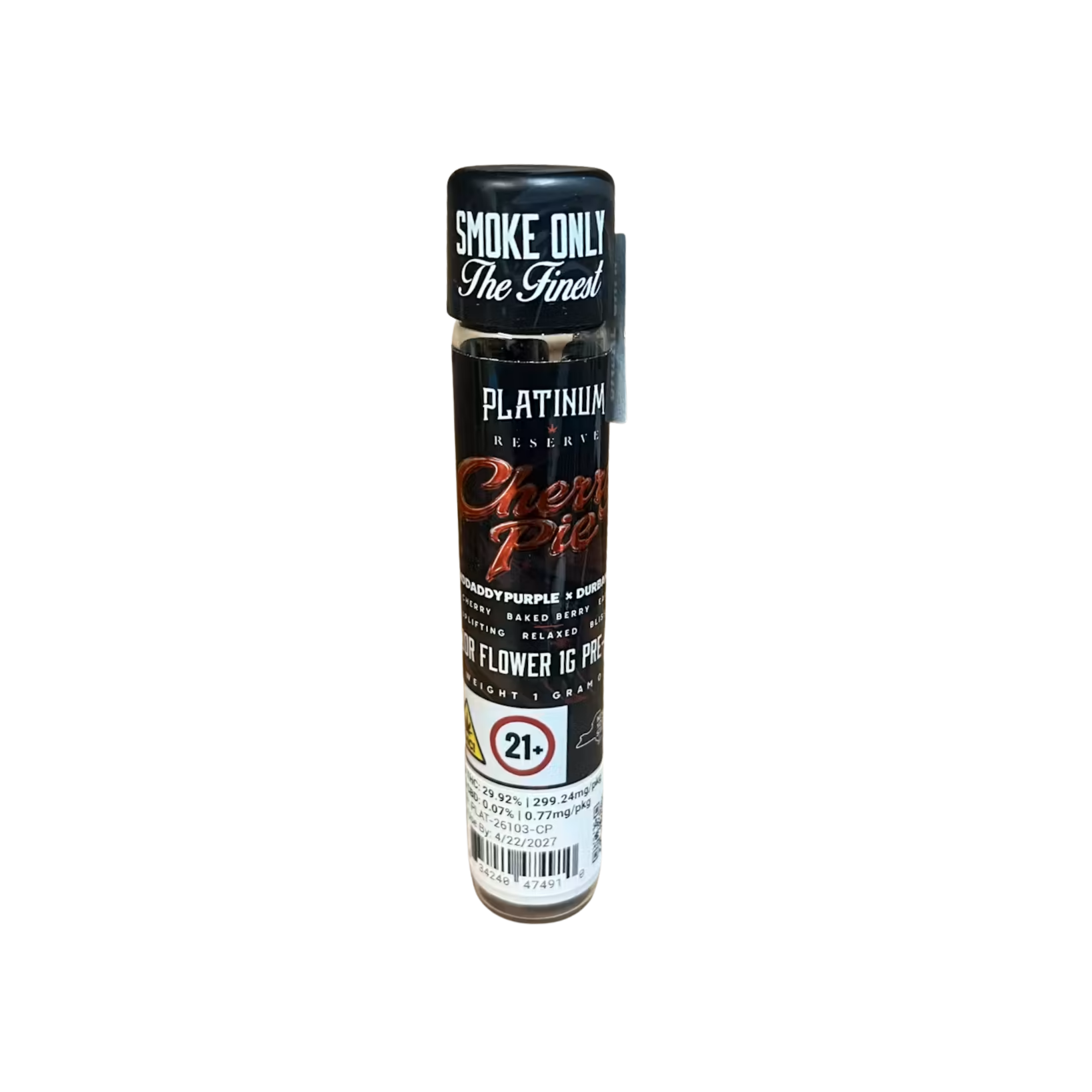 Platinum Reserve - Cherry Pie Preroll - 1g