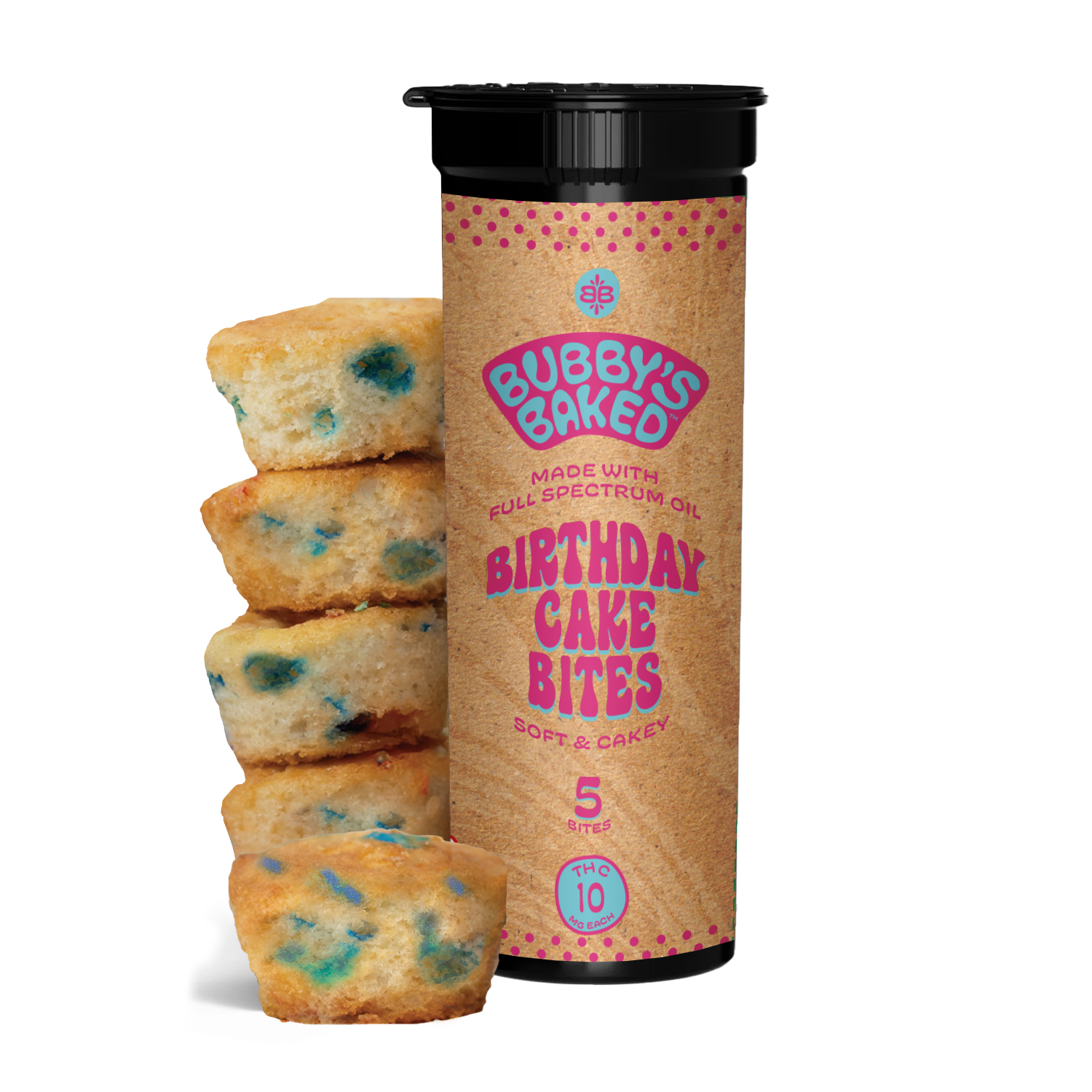 Birthday Cake Bites | 10mg 5pk