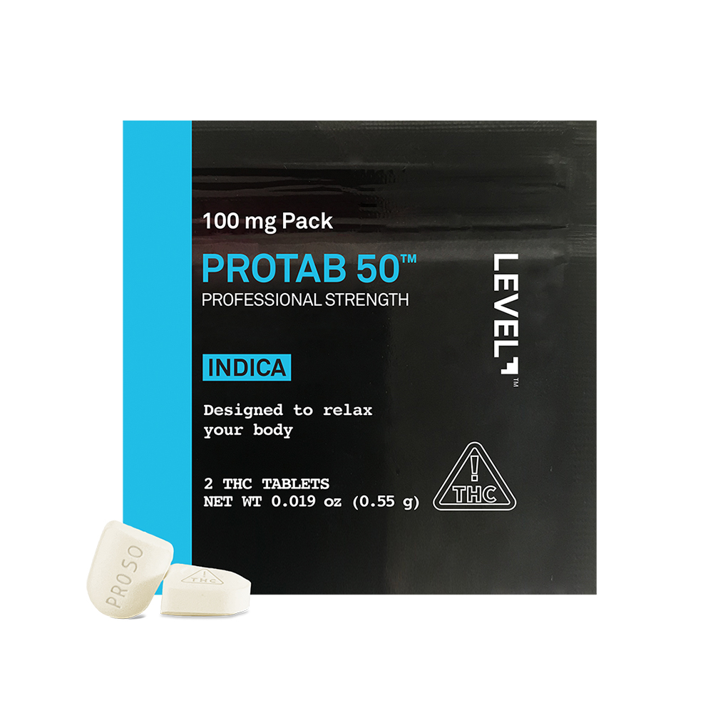 Level | Indica Protab Extra Strength | THC Tablets | 40mg 2pk