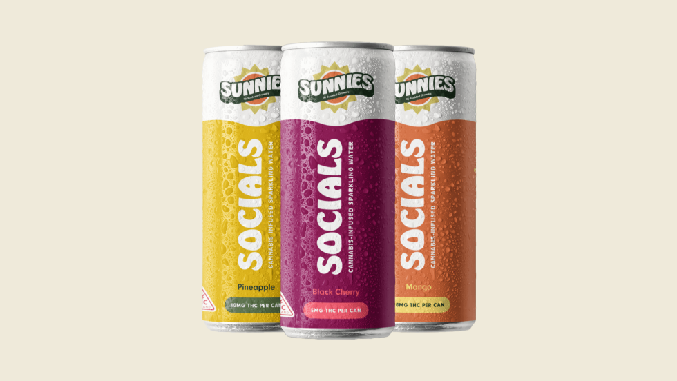 Sunnies Socials | Mango | 10mg Sparkling Water