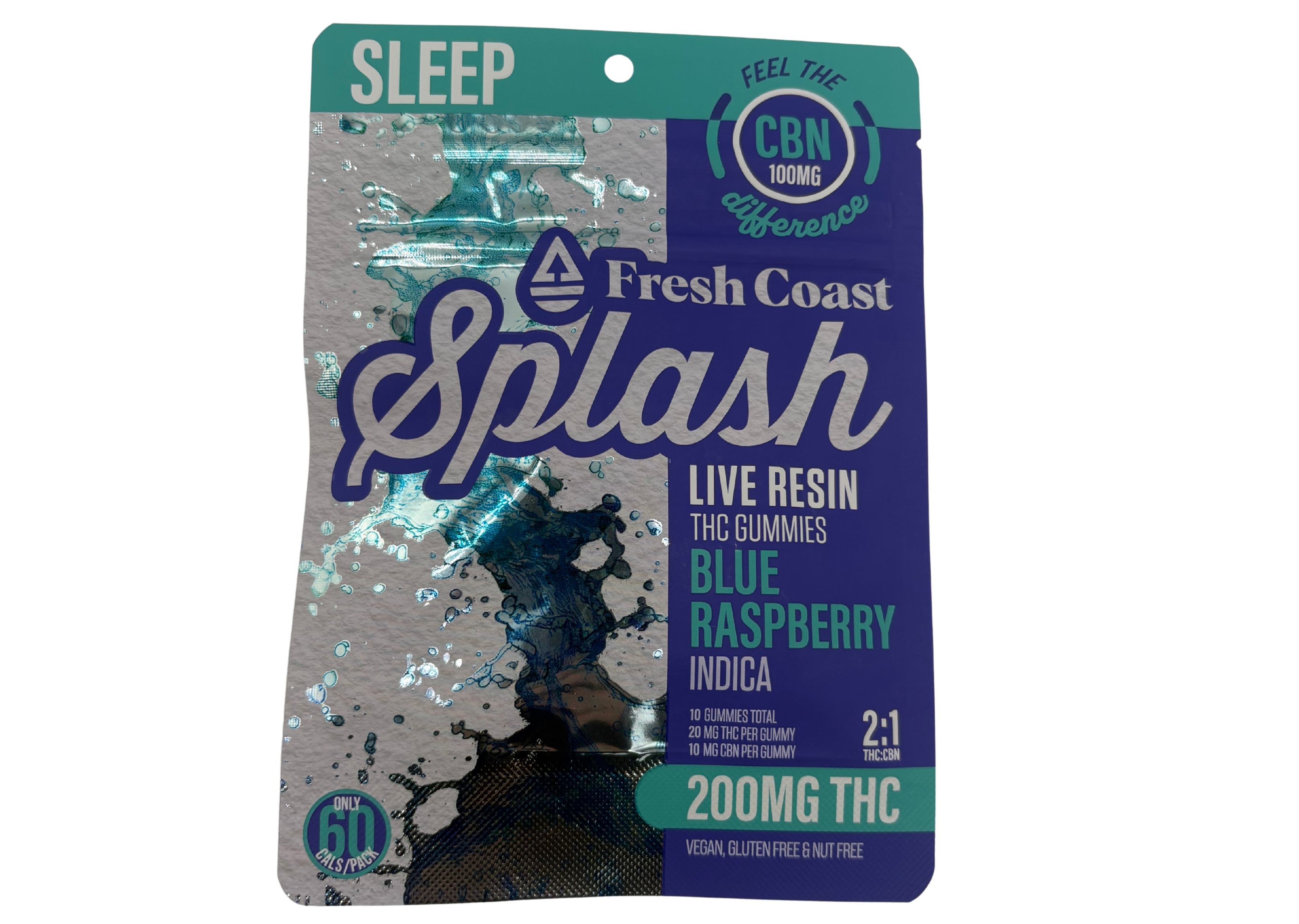 Blue Raspberry 200MG - Sleep (2:1 THC:CBN)