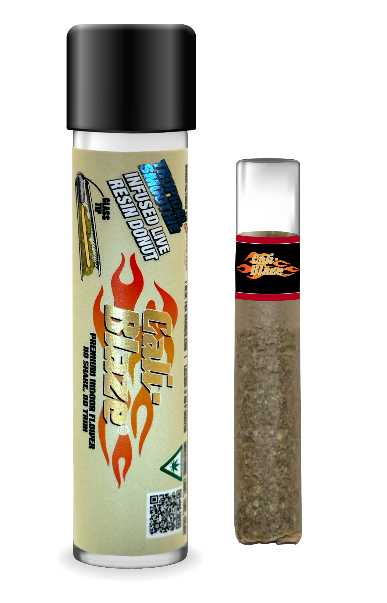 Infused Preroll Donut Blunt - Tropical Smoothie