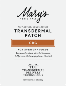 Mary's CBG Transdermal Patch