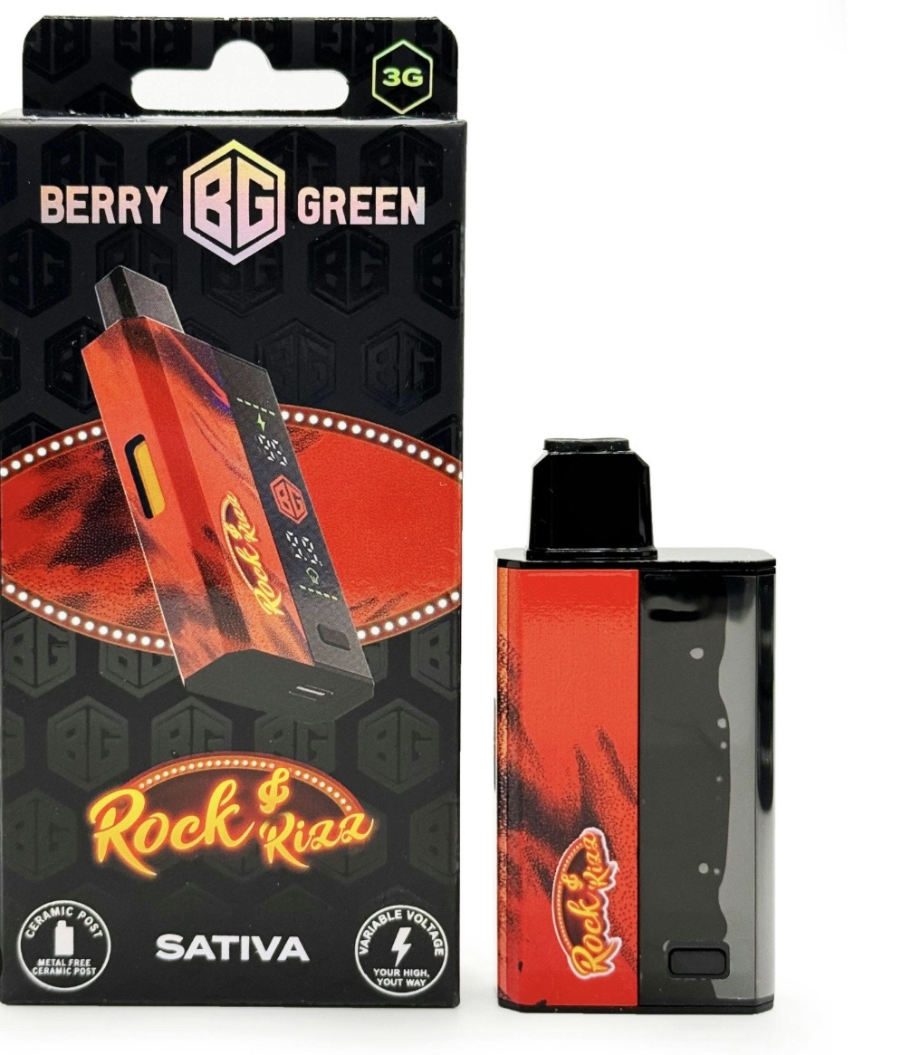 Berry Green Disposable Rock & Rizz
