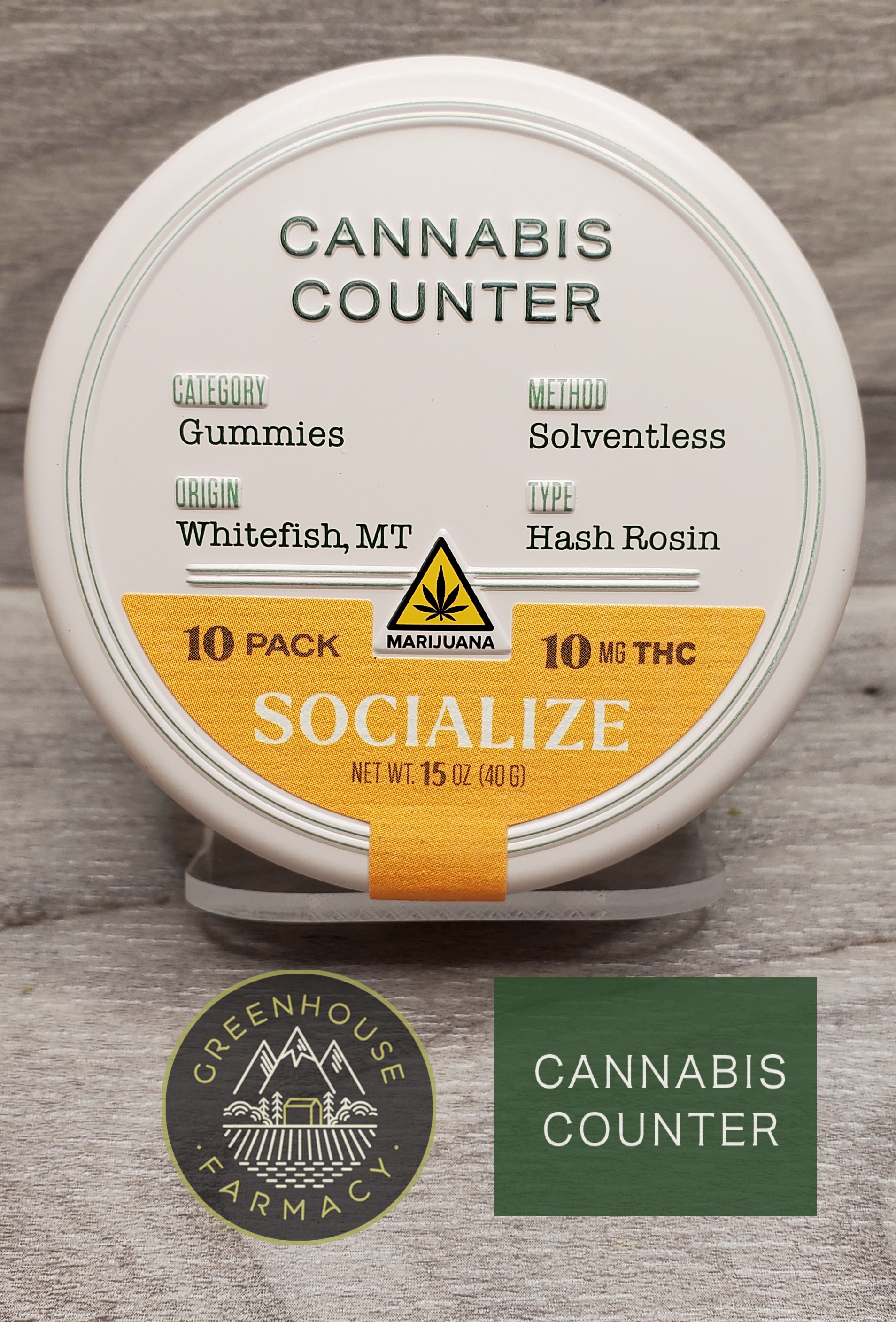 Watermelon Basil SOCIALIZE Hash Rosin Gummies