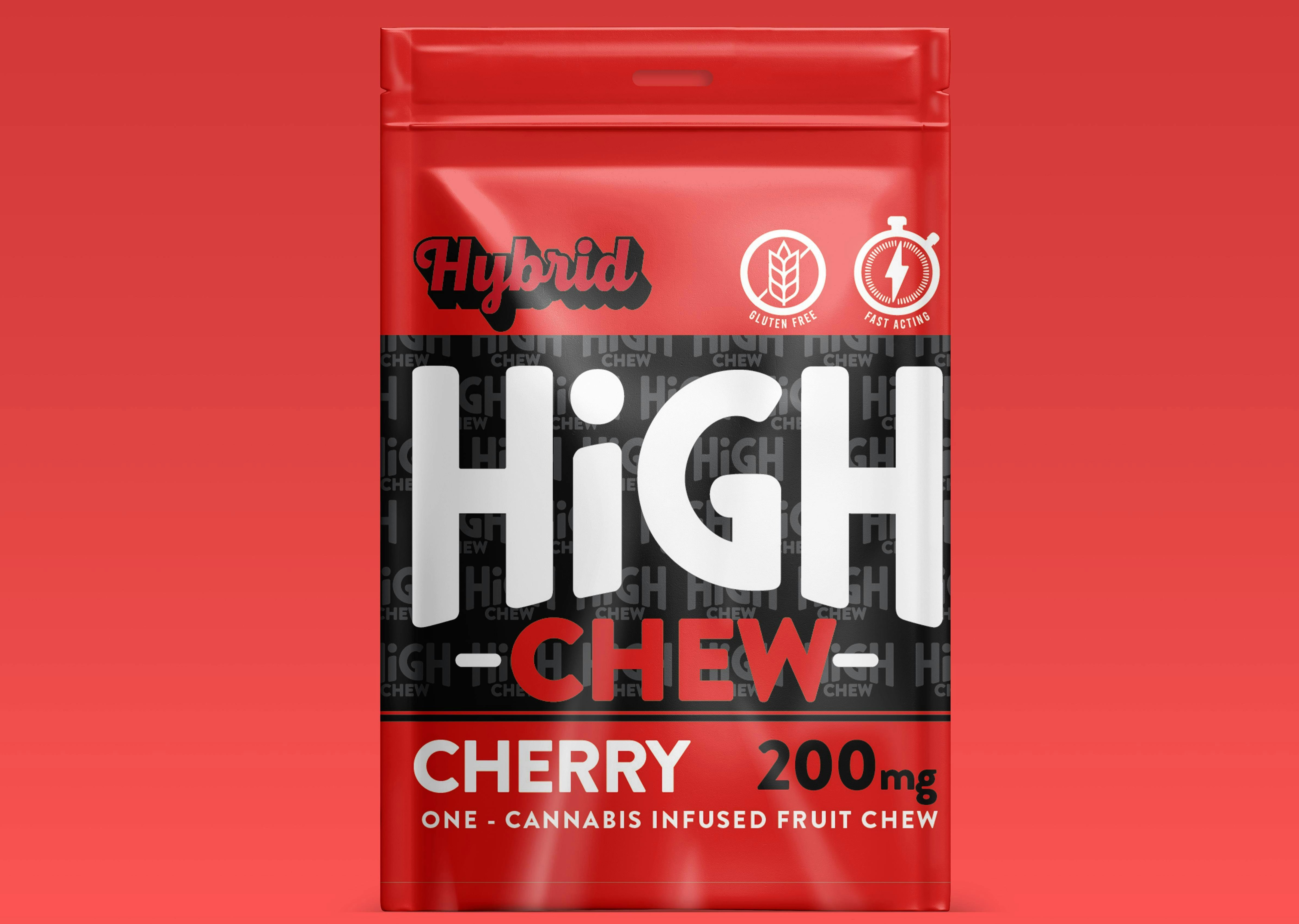 High Chew - Gummies - 200mg - 1pc - Cherry