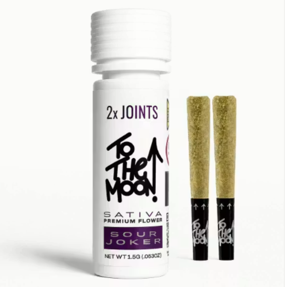 To The Moon Sour Joker 2pk Prerolls