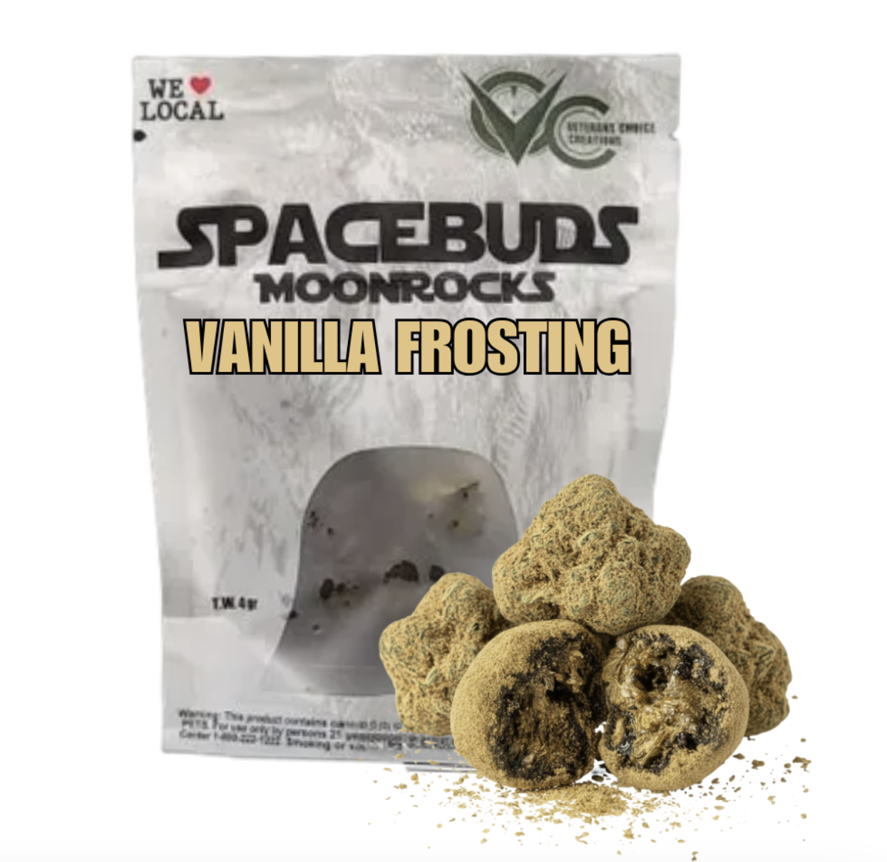 Spacebuds | Vanilla Frosting | Moonrocks