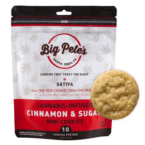 Big Pete's - Cinnamon & Sugar Cookies Indica 10PK 100MG