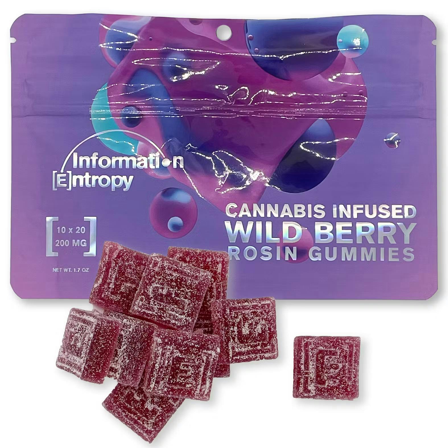 Information Entropy Wildberry Rosin Gummies 196mg