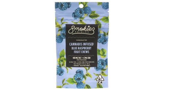 Smokiez | Blue Raspberry Fruit Chews | 100mg