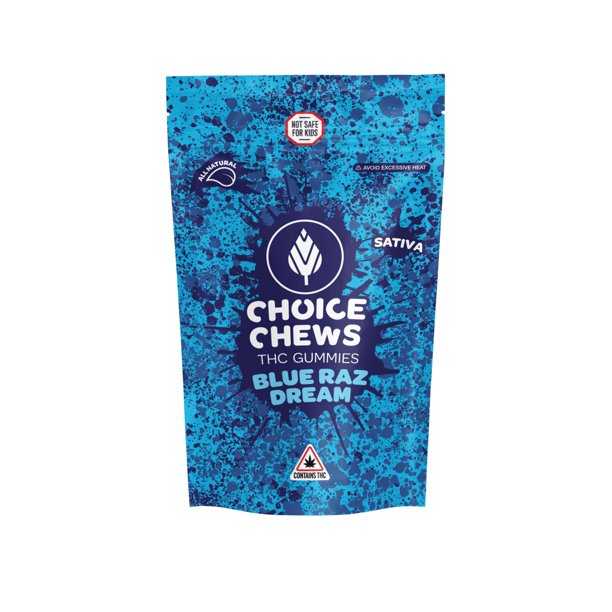 Choice Chews - Blue Razz Dream 100mg (Sativa)