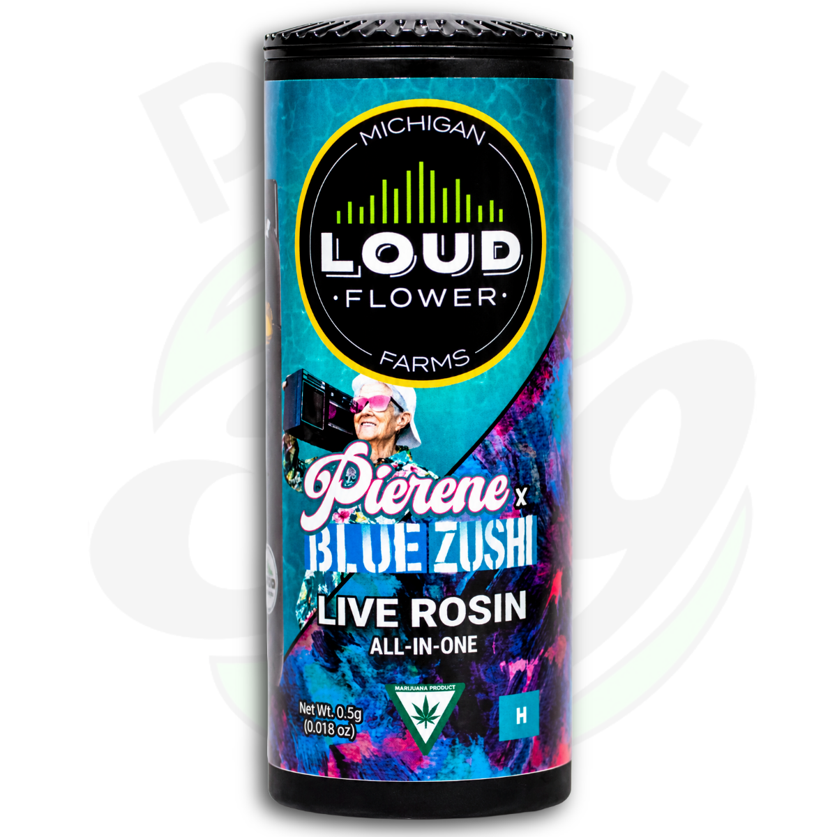 Pierene X Blue Zushi | 0.5g Live Rosin Disposable Vape