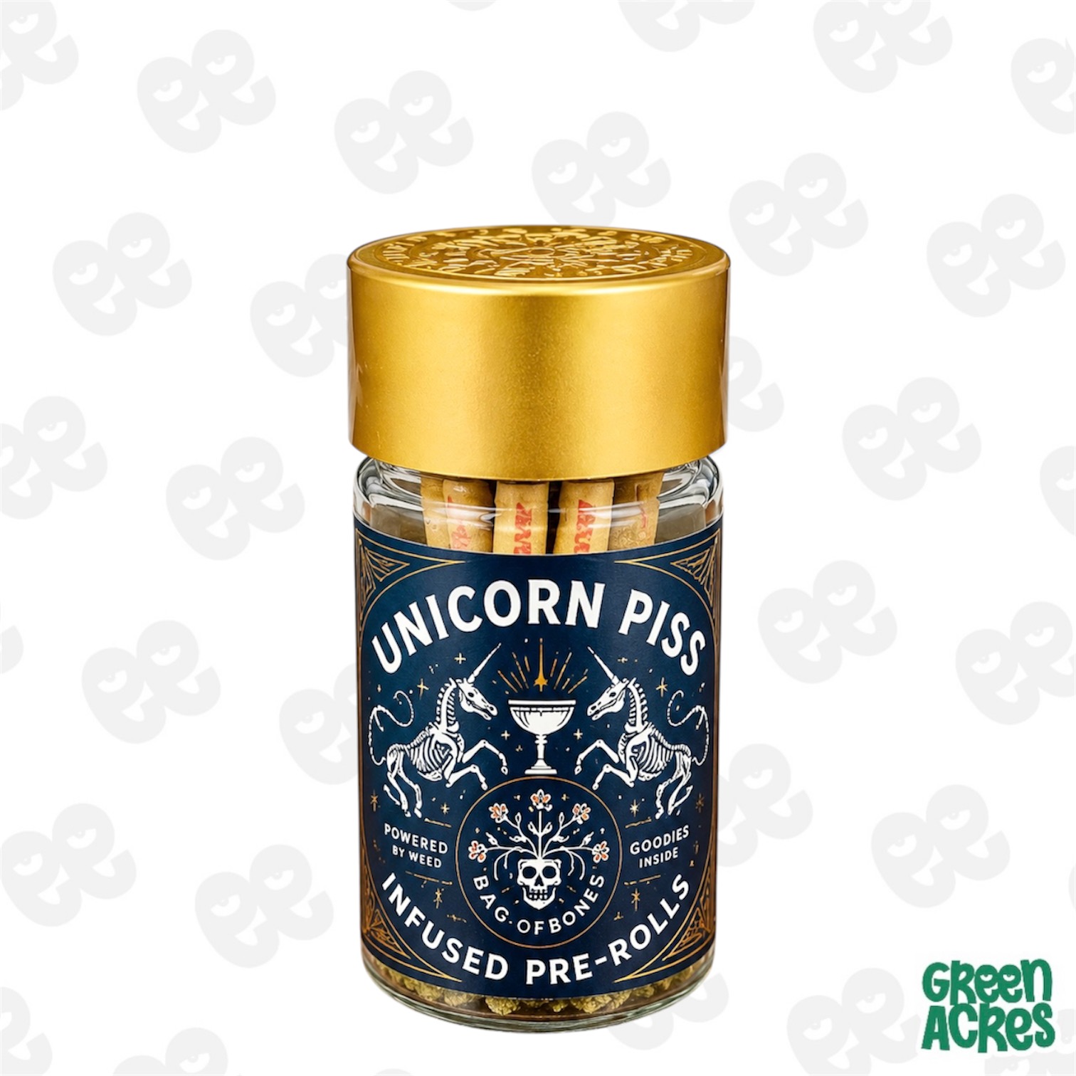 Bag Of Bones: Unicorn Piss Infused 5 Pack Prerolls