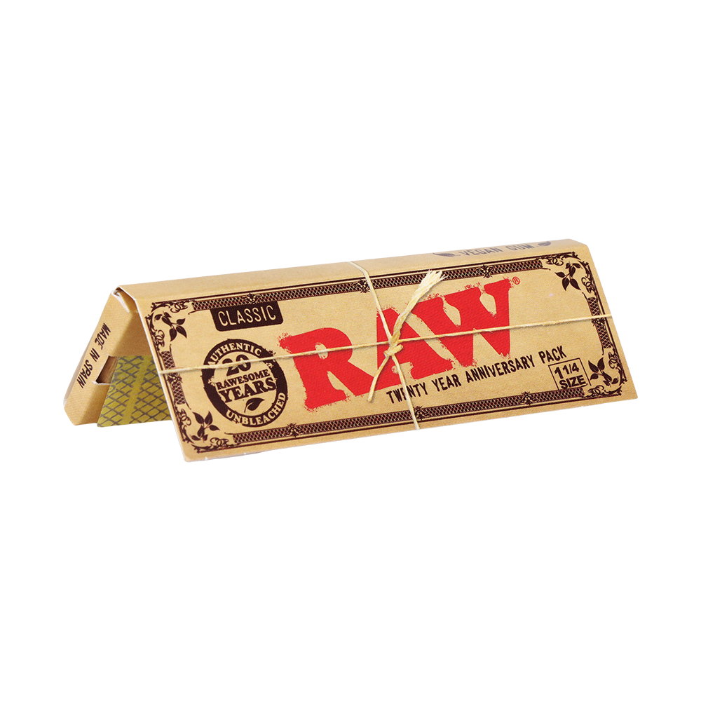 RAW Classic 20th Anniversary Rolling Papers 1 1/4 product photo