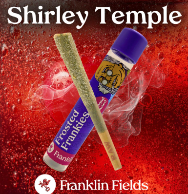 Franklin Fields | Shirley Temple | Frosted Infused Pre-roll | 1.25g | Sativa