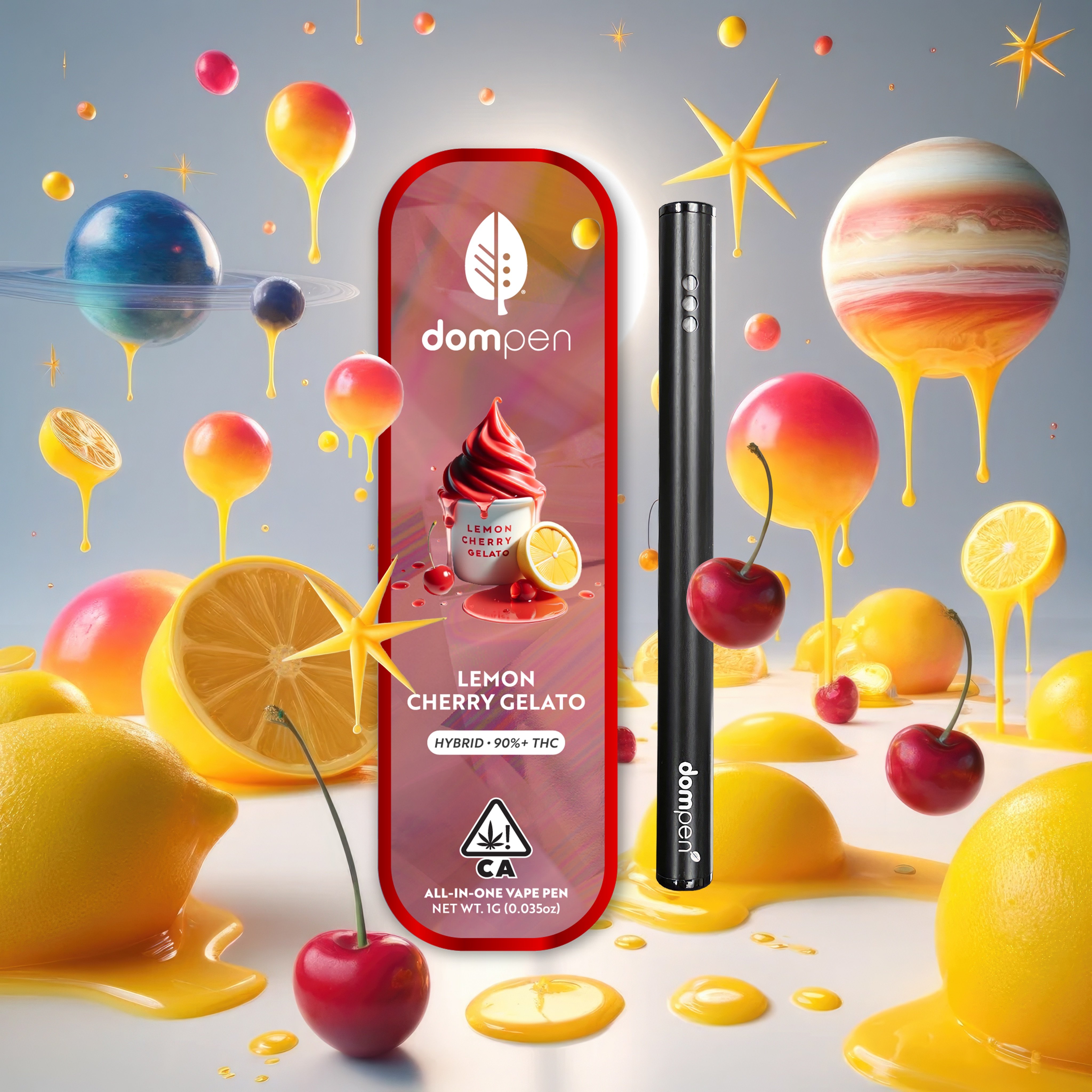 DOMPEN Disp 1000mg: Lemon Cherry Gelato