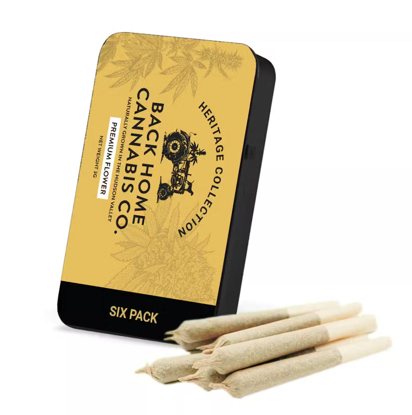 Back Home Cannabis - Maui Wowie 6pk Preroll - 3g